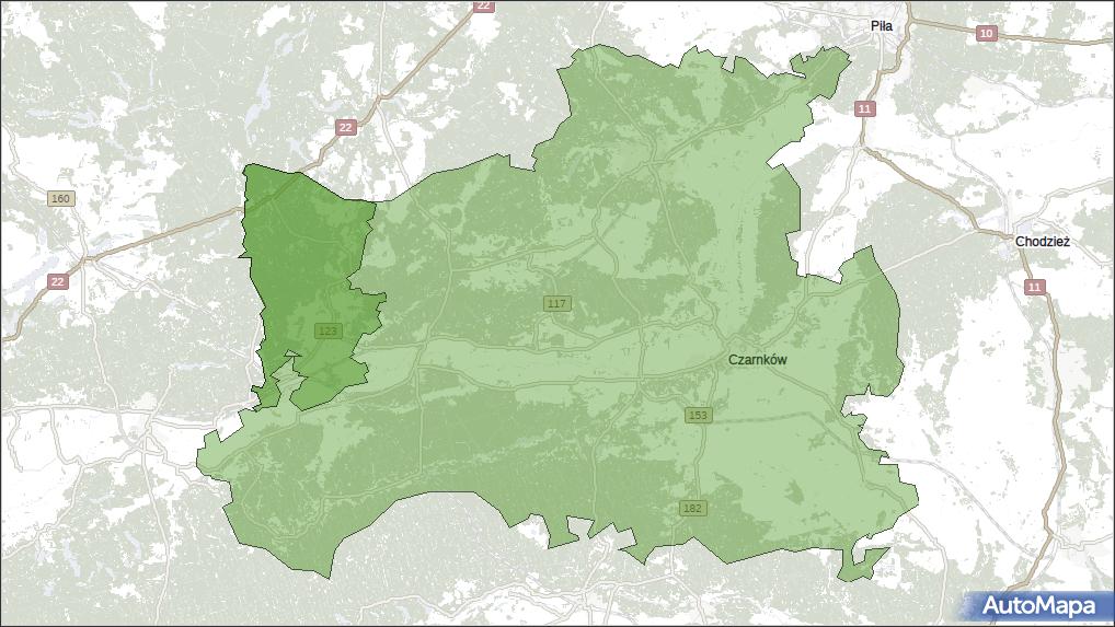 Gmina Krzyż Wielkopolski powiat czarnkowsko trzcianecki województwo