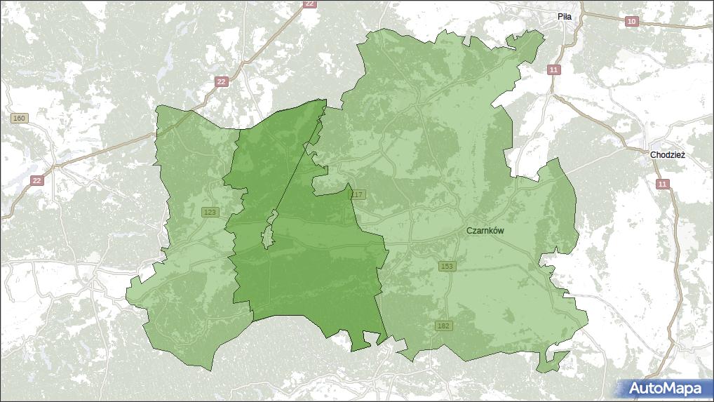 Gmina Wieleń powiat czarnkowsko trzcianecki województwo wielkopolskie