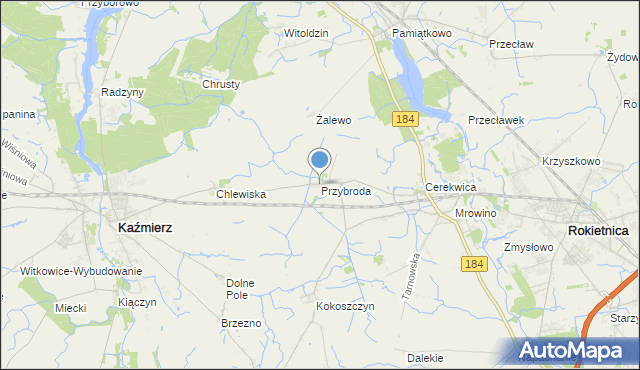 Mapa Przybroda Przybroda Na Mapie Targeo