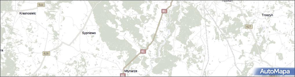 Mapa Kołaki Kołaki gmina Młynarze na mapie Targeo