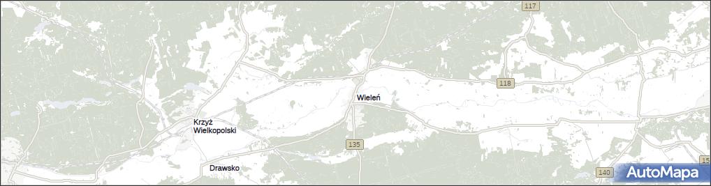 Mapa Wiele Wiele Powiat Czarnkowsko Trzcianecki Na Mapie Targeo