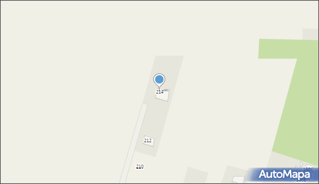 Helenów, 100-lecia, 214, mapa Helenów