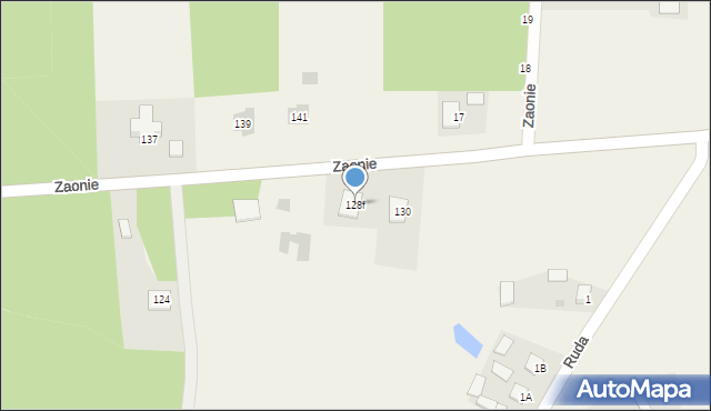 Jastkowice, 1000-lecia, 128f, mapa Jastkowice