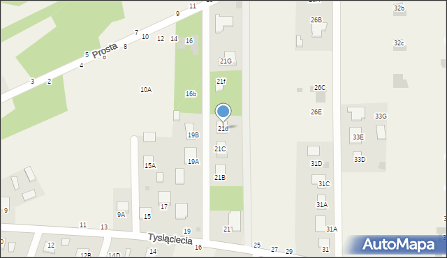 Jastkowice, 1000-lecia, 21d, mapa Jastkowice