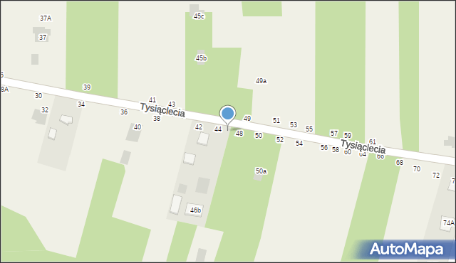 Jastkowice, 1000-lecia, 46, mapa Jastkowice