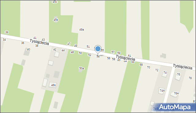 Jastkowice, 1000-lecia, 54, mapa Jastkowice