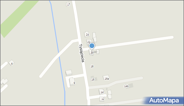 Orzesze, 1000-lecia, 20, mapa Orzesze