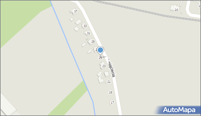 Orzesze, 1000-lecia, 25, mapa Orzesze