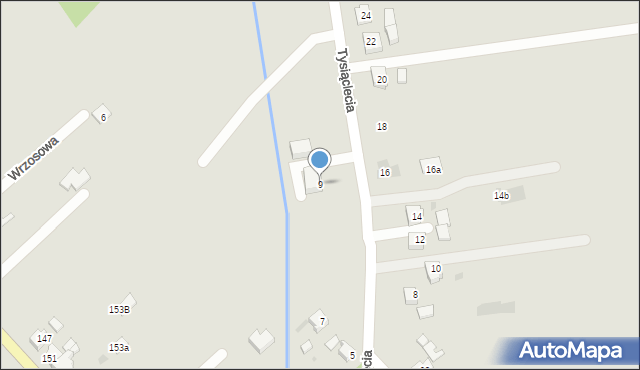 Orzesze, 1000-lecia, 9, mapa Orzesze