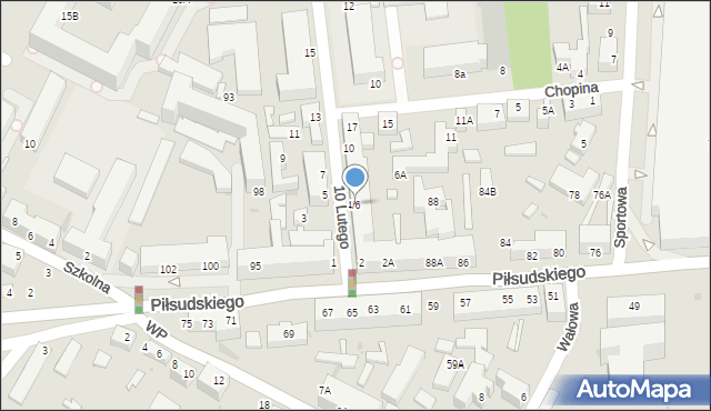 Siedlce, 10 Lutego, 4/6, mapa Siedlce