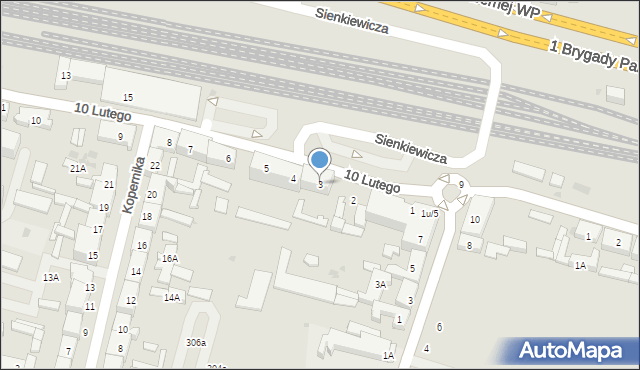Wejherowo, 10 Lutego, 3, mapa Wejherowo