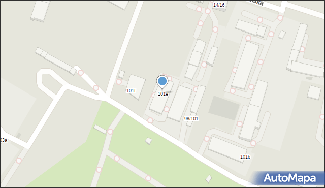 Aleksandrów Łódzki, 11 Listopada, 101e, mapa Aleksandrów Łódzki