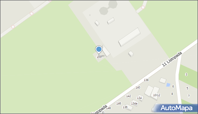 Aleksandrów Łódzki, 11 Listopada, 103, mapa Aleksandrów Łódzki