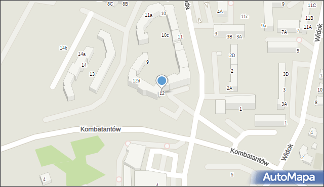 Barlinek, 11 Listopada, 12, mapa Barlinek