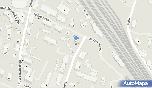 Bartoszyce, 11 Listopada, 5b, mapa Bartoszyce