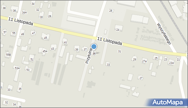 Bielsk Podlaski, 11 Listopada, 35, mapa Bielsk Podlaski