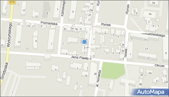 Błonie, 11 Listopada, 2, mapa Błonie