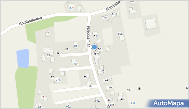 Ćwiklice, 11 Listopada, 48, mapa Ćwiklice