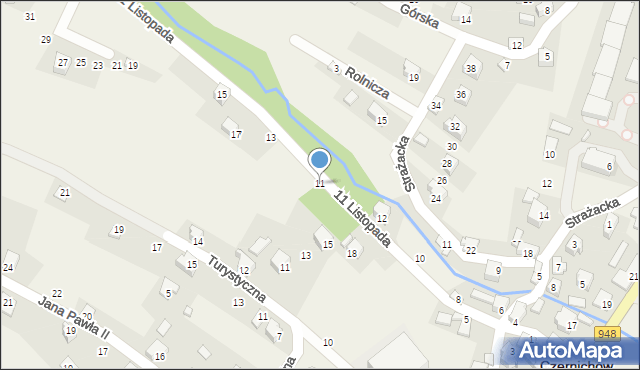 Czernichów, 11 Listopada, 11, mapa Czernichów