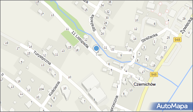 Czernichów, 11 Listopada, 7, mapa Czernichów