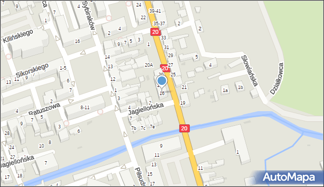 Drawsko Pomorskie, 11 Pułku Piechoty, 16, mapa Drawsko Pomorskie