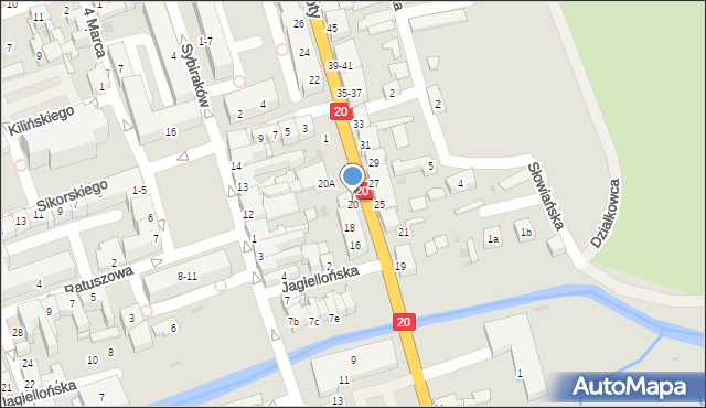 Drawsko Pomorskie, 11 Pułku Piechoty, 20, mapa Drawsko Pomorskie