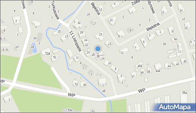 Goleniów, 11 Listopada, 16, mapa Goleniów