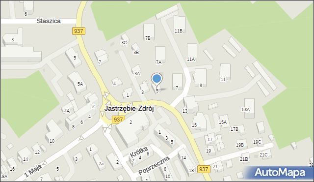 Jastrzębie-Zdrój, 11 Listopada, 5, mapa Jastrzębie-Zdrój