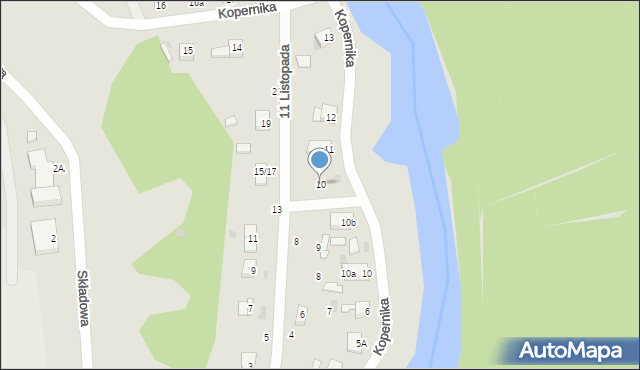 Kępice, 11 Listopada, 10, mapa Kępice