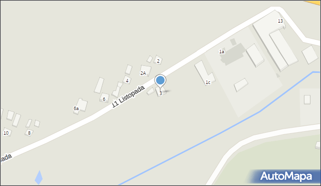 Kłodawa, 11 Listopada, 3, mapa Kłodawa
