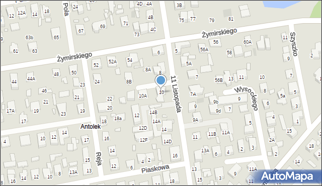 Kobyłka, 11 Listopada, 10, mapa Kobyłka