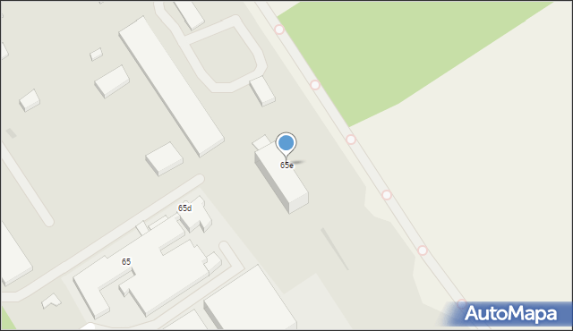 Koluszki, 11 Listopada, 65e, mapa Koluszki