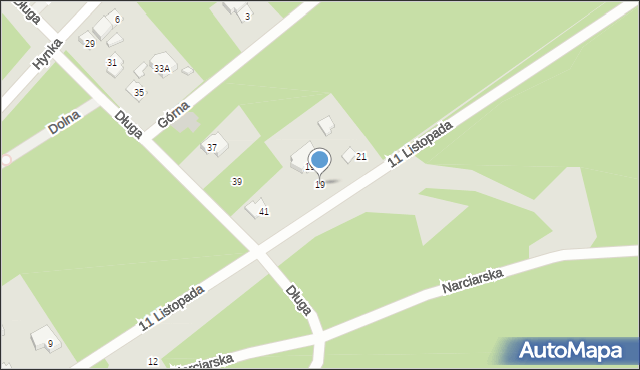 Legionowo, 11 Listopada, 19, mapa Legionowo