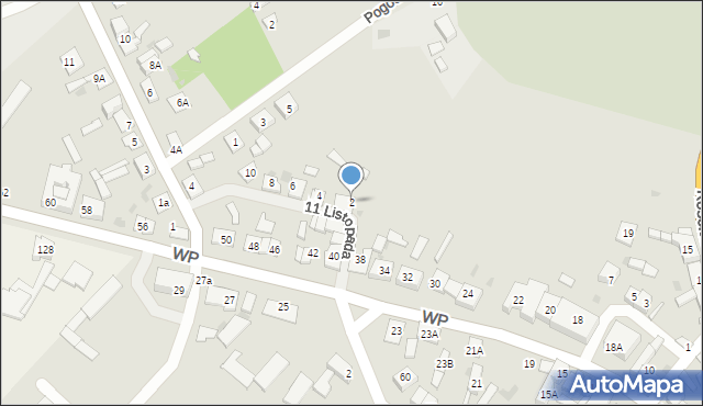 Lubień Kujawski, 11 Listopada, 2, mapa Lubień Kujawski