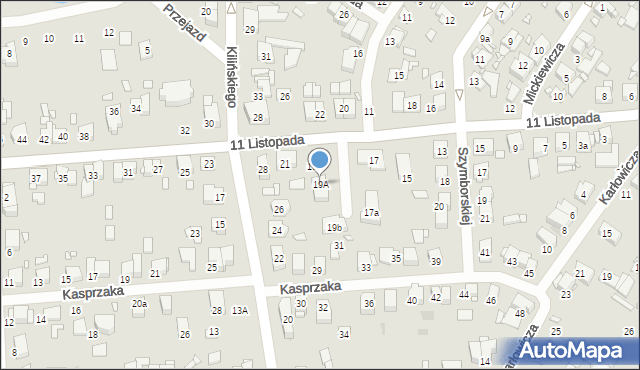 Luboń, 11 Listopada, 19A, mapa Luboń