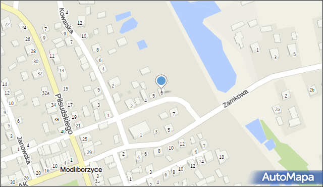 Modliborzyce, 11 Listopada, 6, mapa Modliborzyce