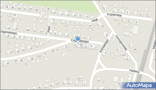 Mogilno, 11 Listopada, 19, mapa Mogilno