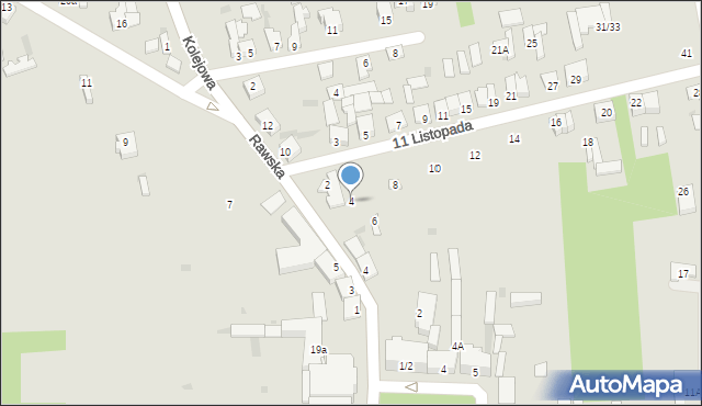 Nowe Miasto nad Pilicą, 11 Listopada, 4, mapa Nowe Miasto nad Pilicą