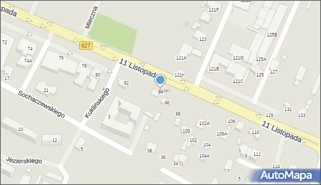 Ostrołęka, 11 Listopada, 94, mapa Ostrołęka