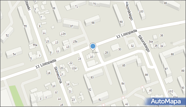 Ostrowiec Świętokrzyski, 11 Listopada, 26D, mapa Ostrowiec Świętokrzyski