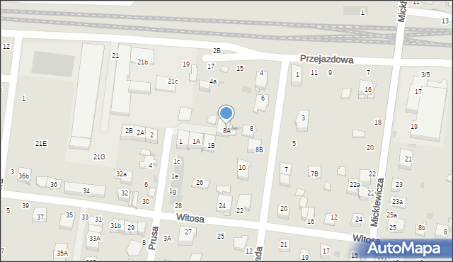 Ożarów Mazowiecki, 11 Listopada, 8A, mapa Ożarów Mazowiecki