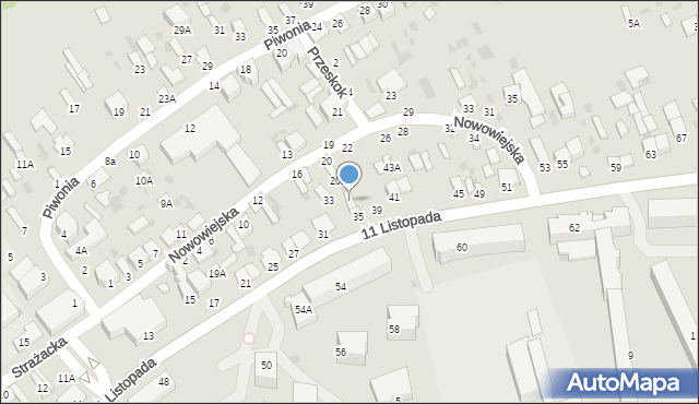 Parczew, 11 Listopada, 37, mapa Parczew