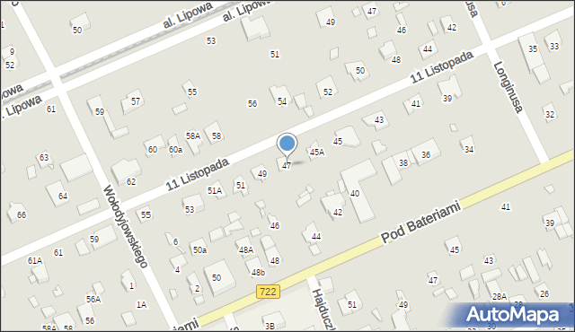 Piaseczno, 11 Listopada, 47, mapa Piaseczno