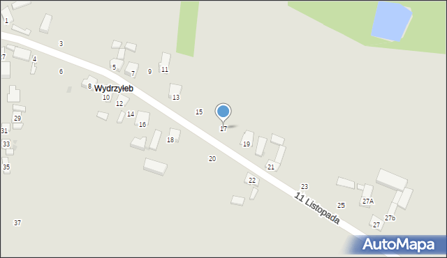 Przedecz, 11 Listopada, 17, mapa Przedecz