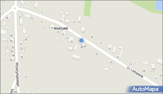 Przedecz, 11 Listopada, 18, mapa Przedecz