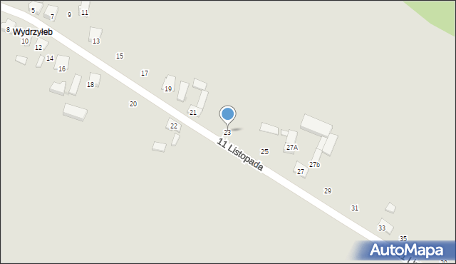 Przedecz, 11 Listopada, 23, mapa Przedecz