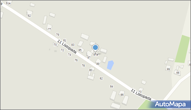 Przedecz, 11 Listopada, 87a, mapa Przedecz