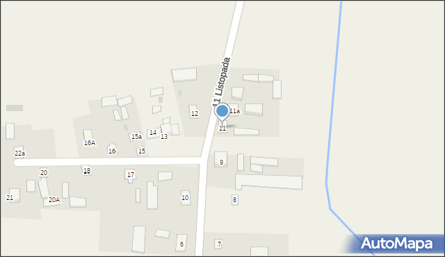 Przesmyki, 11 Listopada, 11, mapa Przesmyki