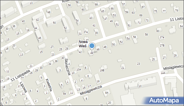 Przeworsk, 11 Listopada, 44, mapa Przeworsk