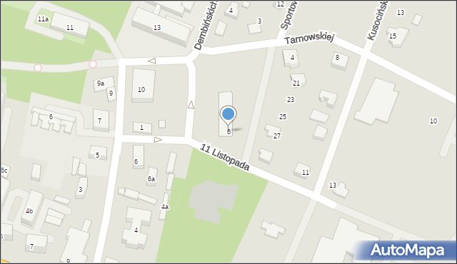 Przysucha, 11 Listopada, 6, mapa Przysucha